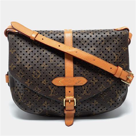 louis vuitton saumur perforated|saumur handbags.